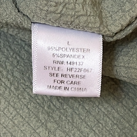 Talulah Green Smock Ruffle Tier Polyester Spandex Dress, Size Large Sundress - Picture 9 of 12